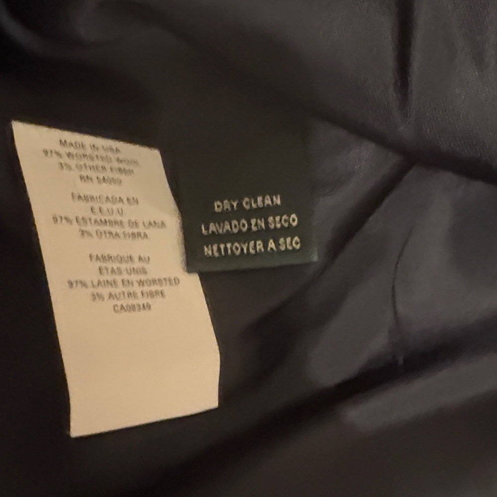 Lauren Ralph Lauren Navy Military-Style Blazer with Gold Buttons - Picture 4 of 6